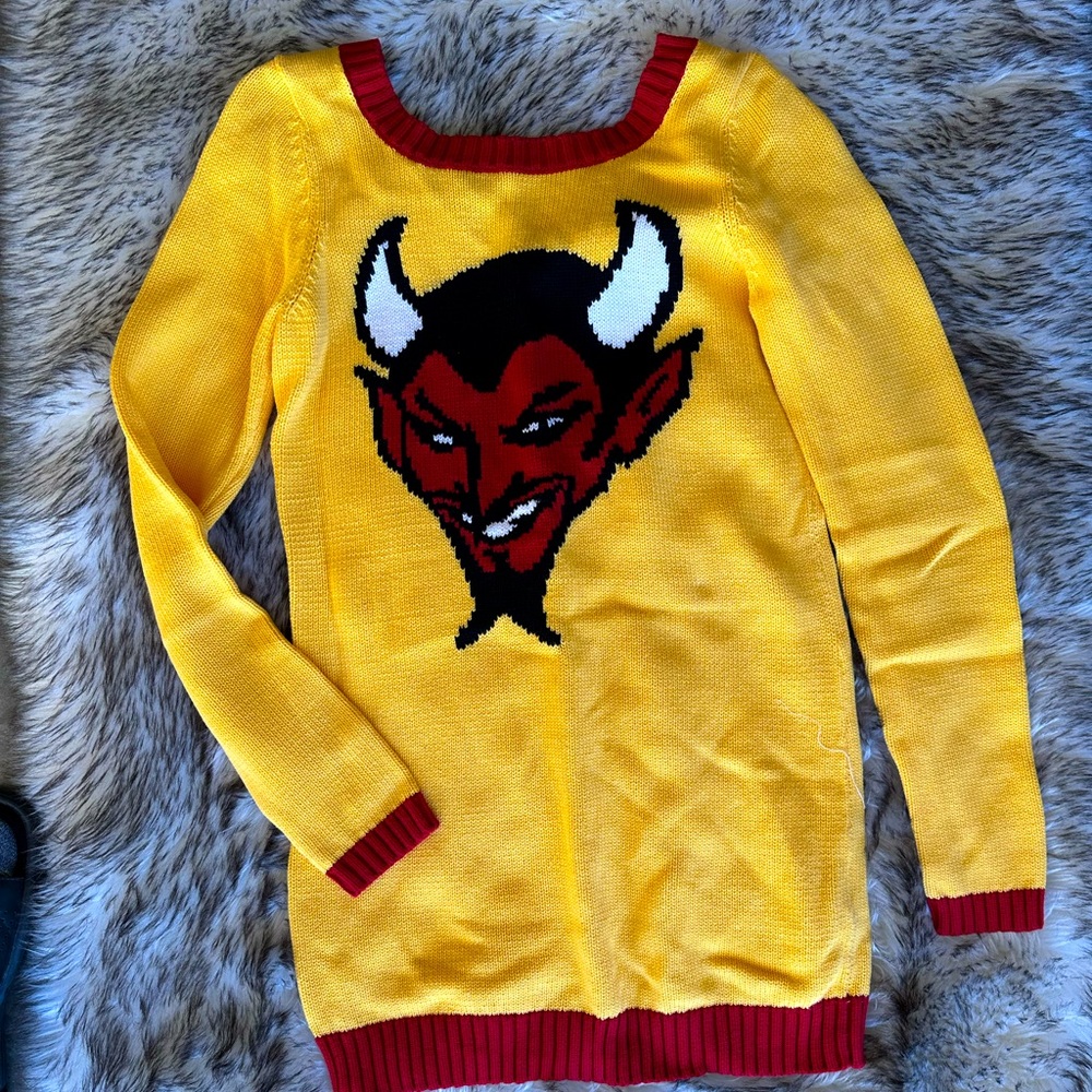 Betsy Johnson Devil sweater or dress